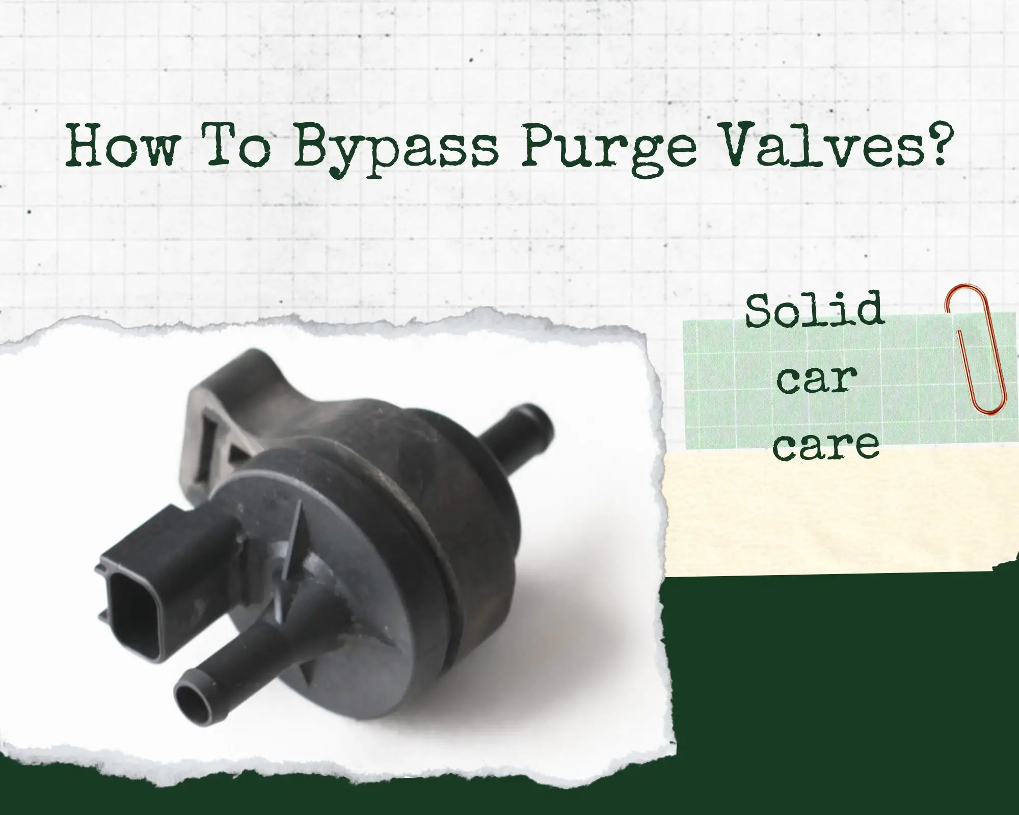 How To Bypass Purge Valves?