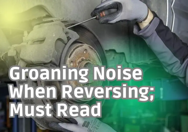 Groaning Noise When Reversing; Must Read 